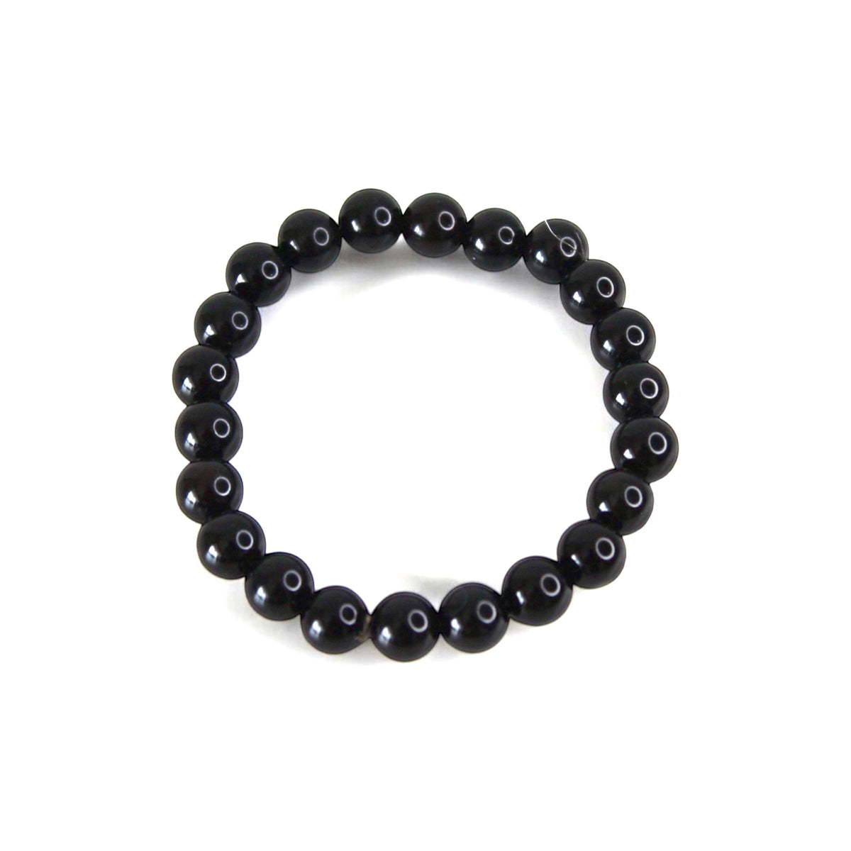 Black Obsidian Gemstone Bracelet – 8mm
