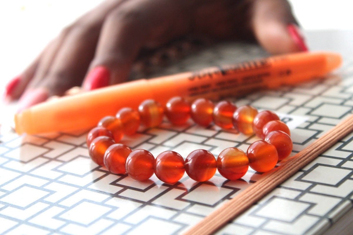 Carnelian Gemstone Bracelet