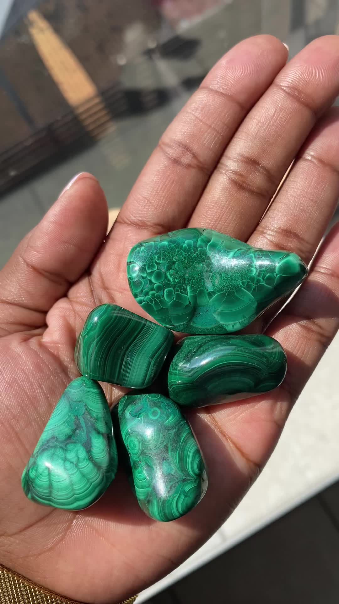 Mnotho! Malachite Gemstone Bracelet
