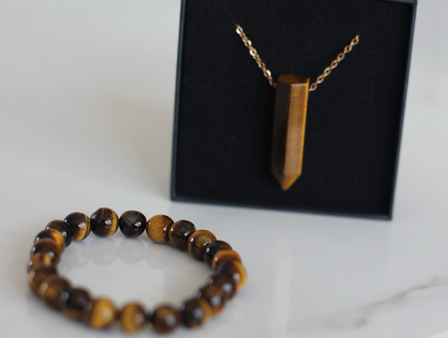 Sbindi Tiger’s Eye Jewellery Set