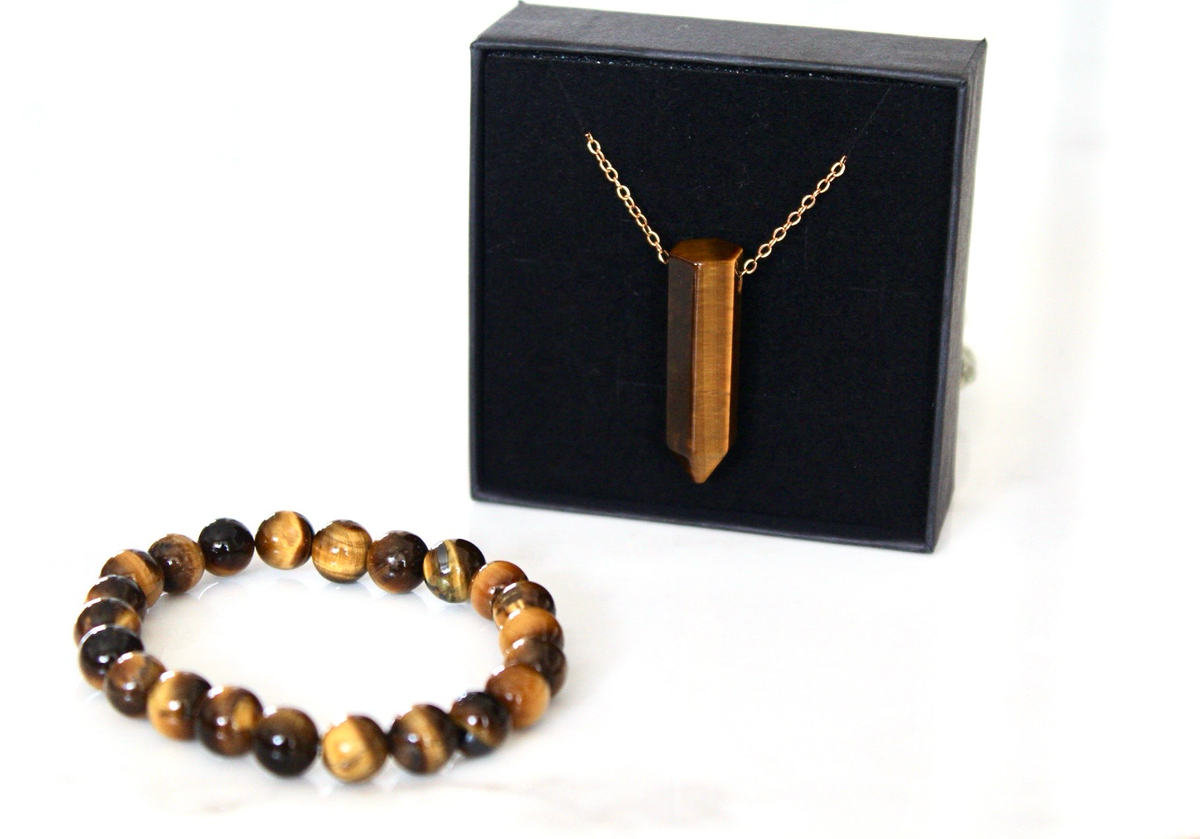 Sbindi Tiger’s Eye Jewellery Set