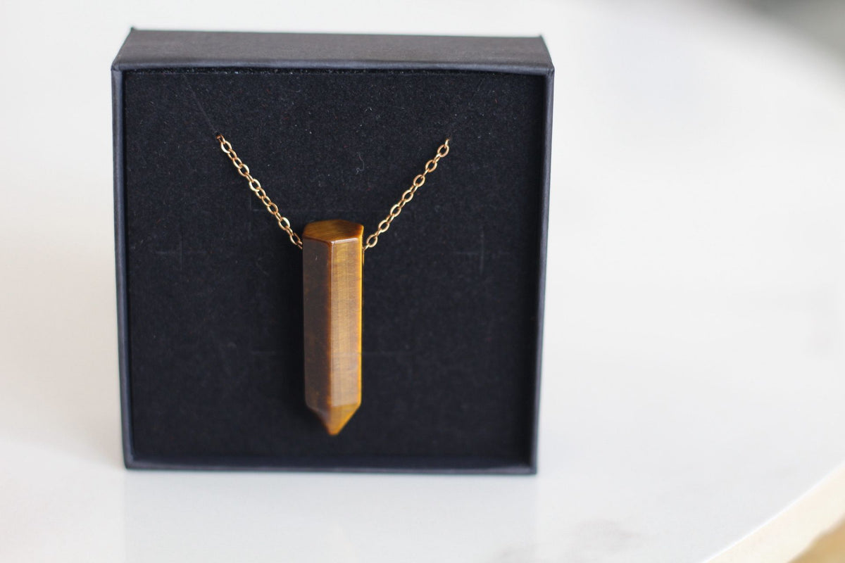 Sbindi Tiger’s Eye Pendant Necklace