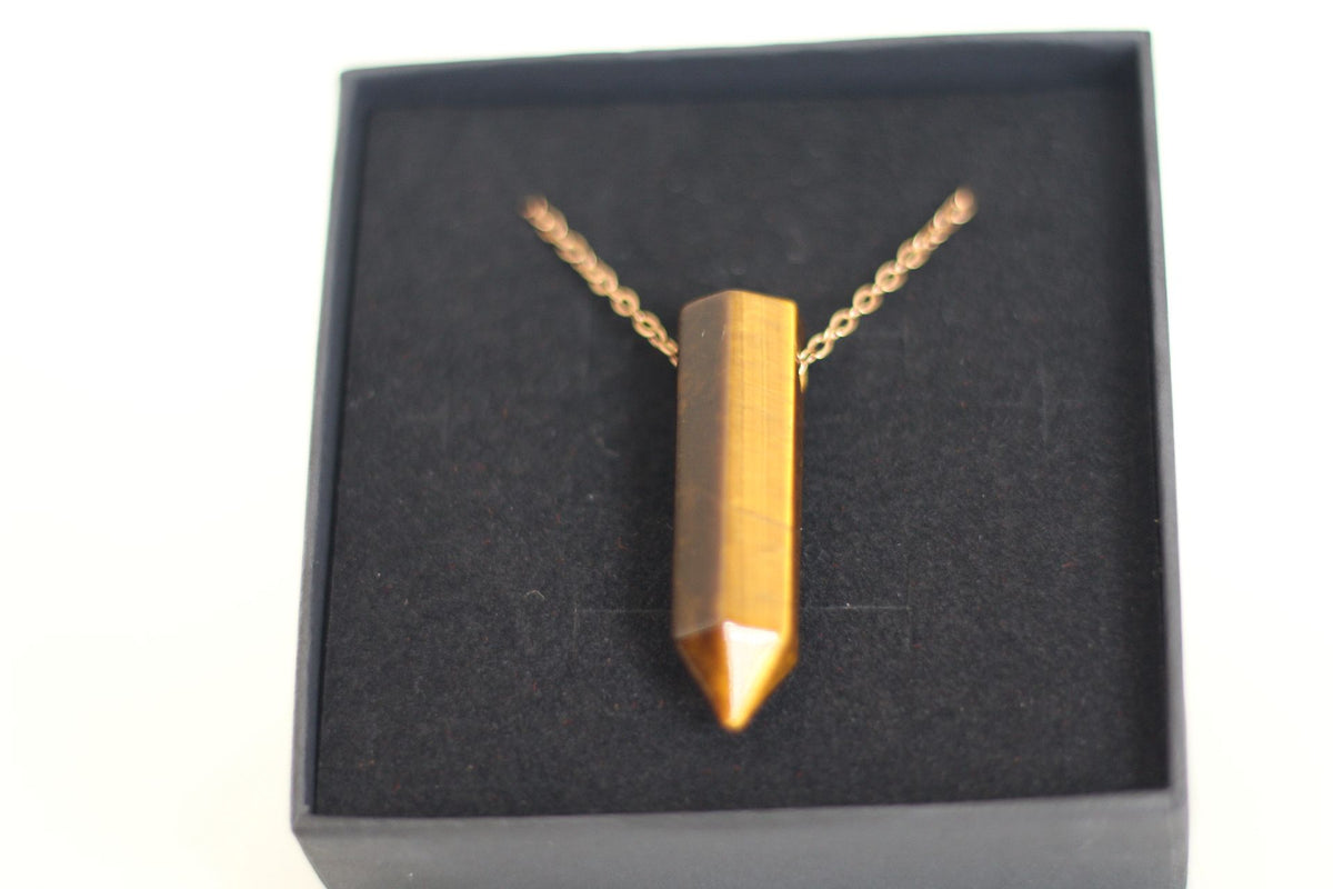 Sbindi Tiger’s Eye Pendant Necklace