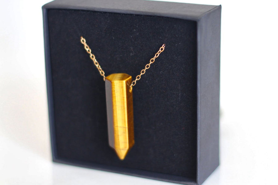 Sbindi Tiger’s Eye Pendant Necklace