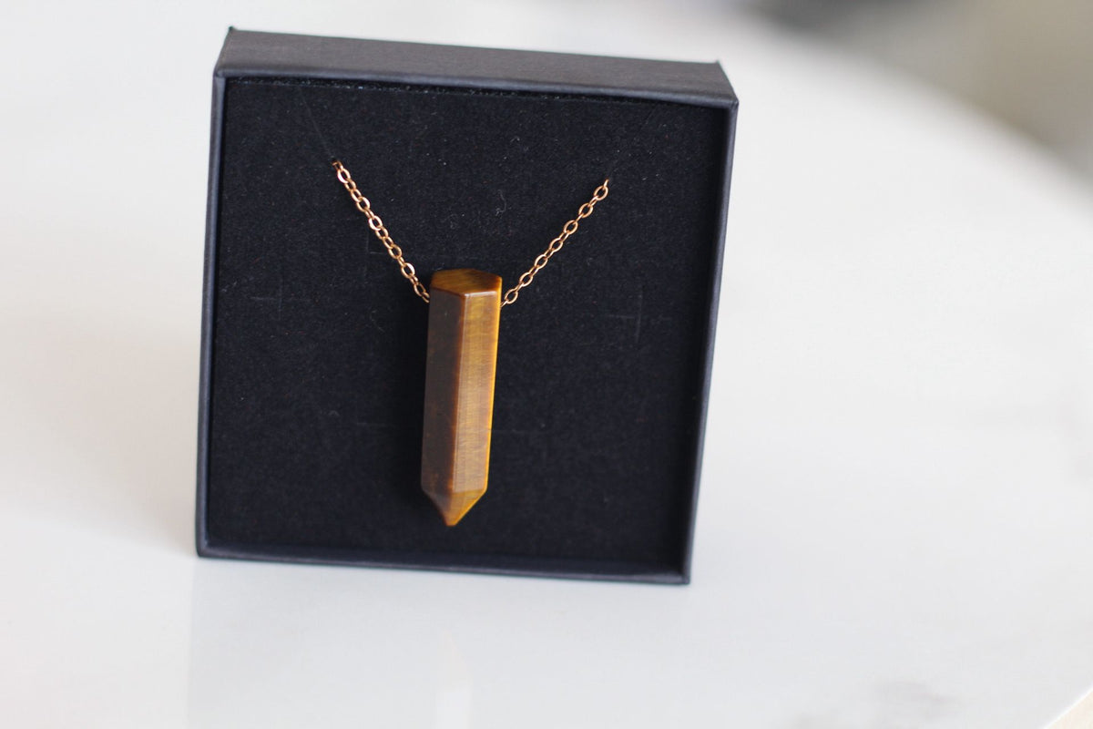 Sbindi Tiger’s Eye Pendant Necklace