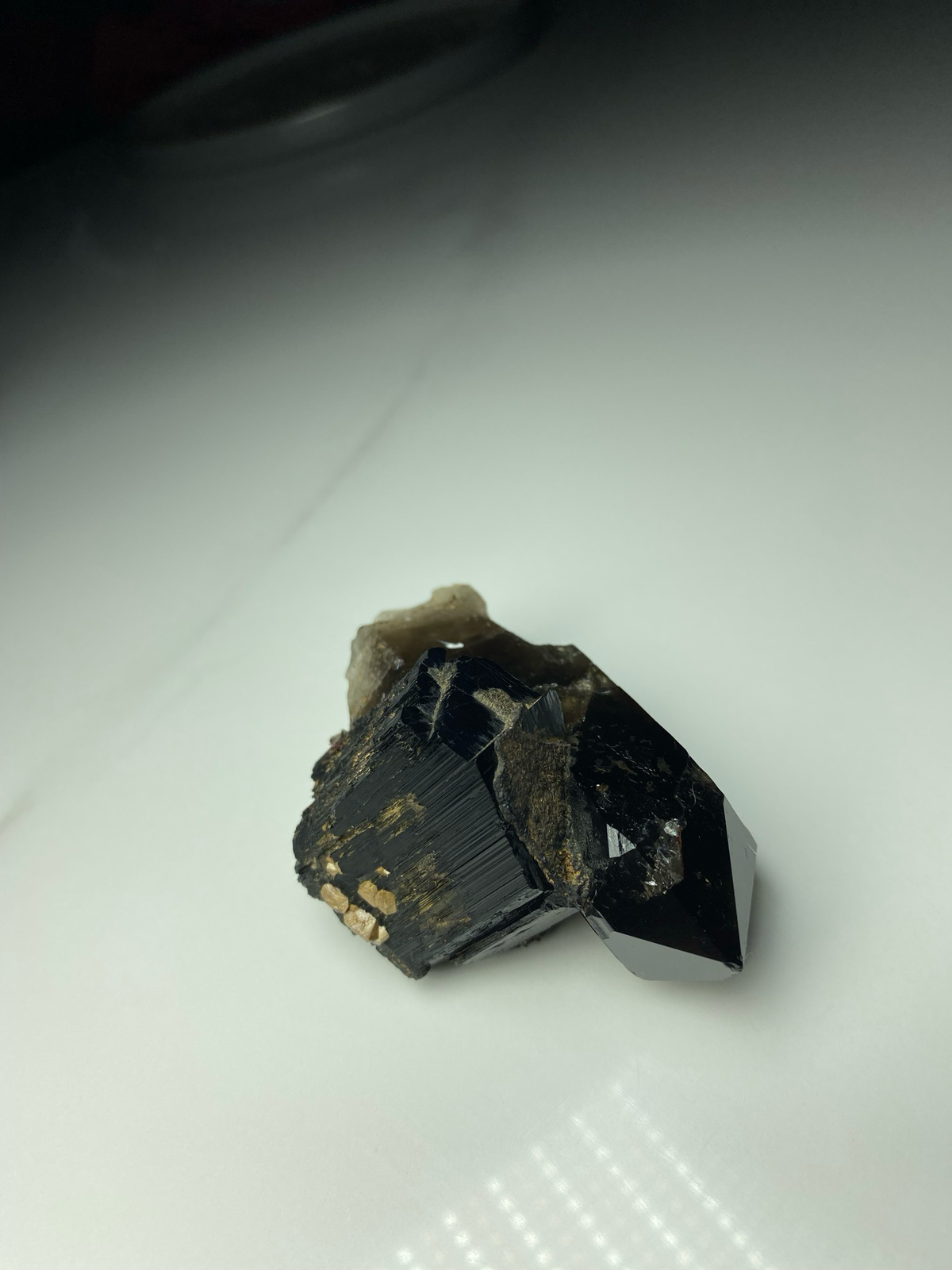 Smoky Quartz with Tourmaline – Zomba, Malawi