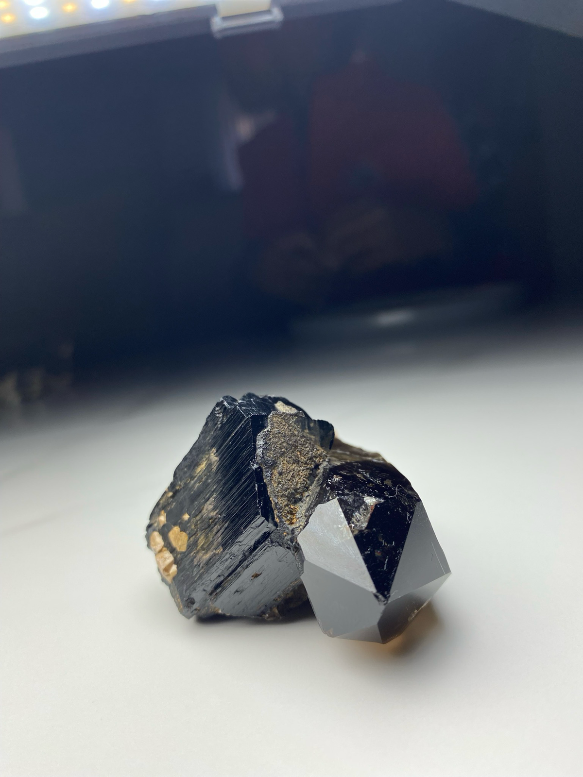 Smoky Quartz with Tourmaline – Zomba, Malawi