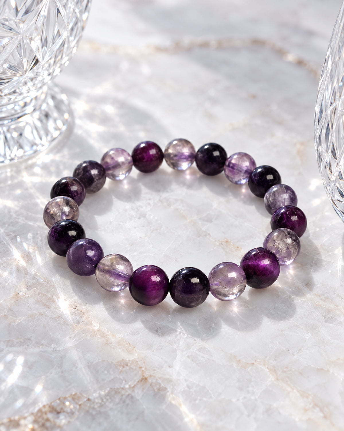 Amethyst Bracelet & Pendant Set