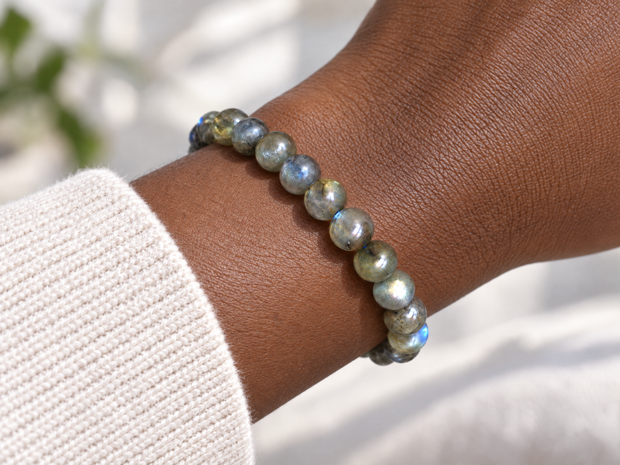 Labradorite Gemstone Bracelet – 8mm
